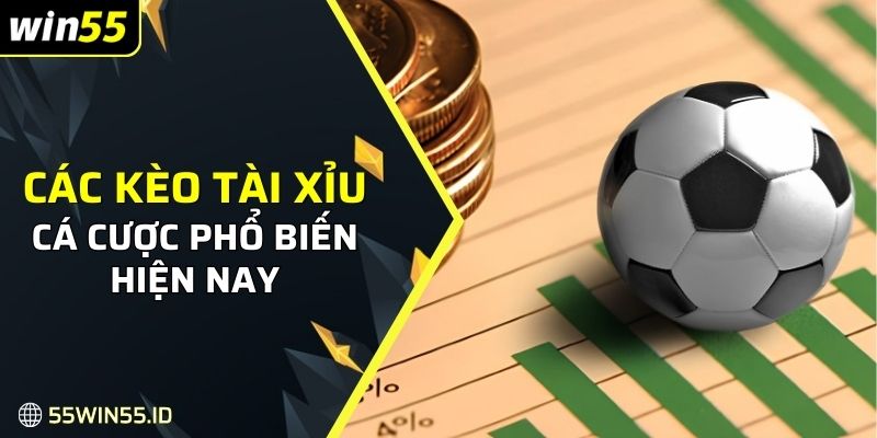 Các kèo tài xỉu cá cược phổ biến hiện nay